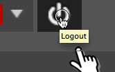 log out with power button
